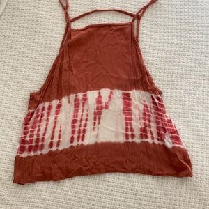 Target, size: L, color: burnt orange tie-dye